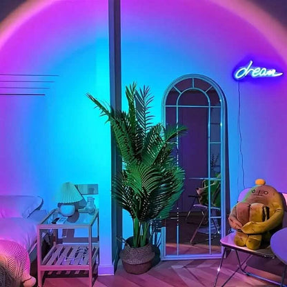 LED Projection Sunset Rainbow Lamp DailySale