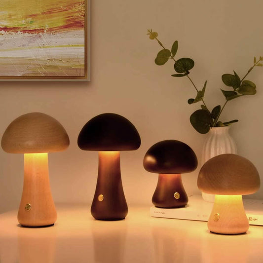 LED Rechargeable Creative Mushroom Table Lamp DailySale
