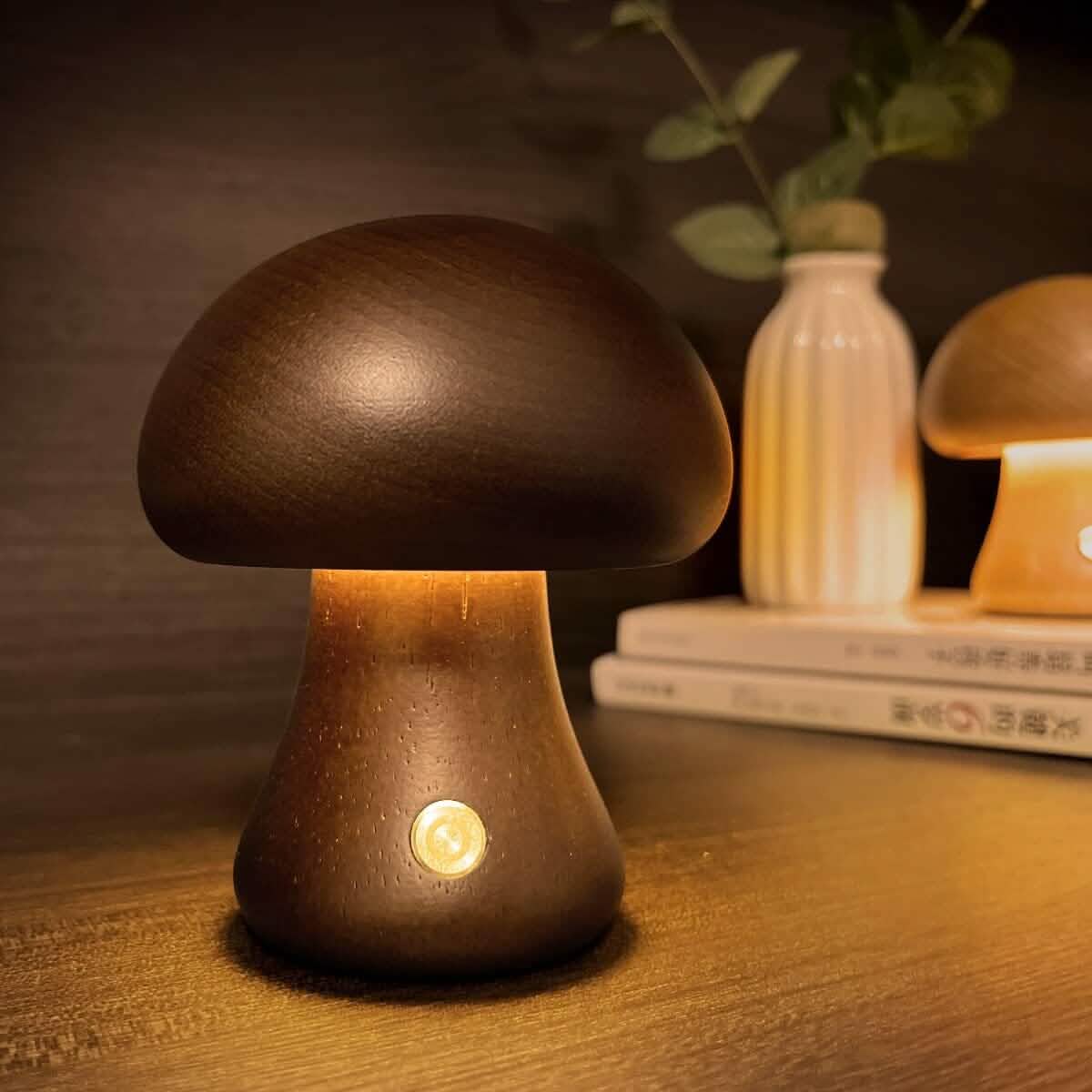 LED Rechargeable Creative Mushroom Table Lamp DailySale