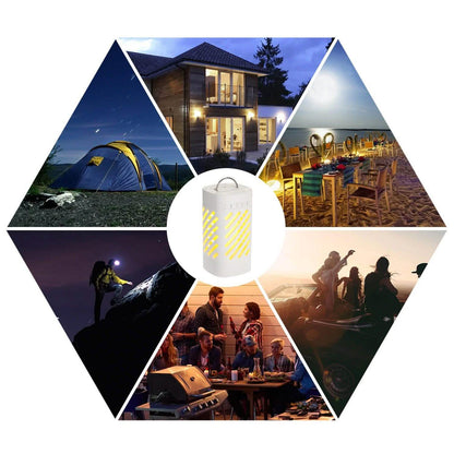 LED Smart Touch Bluetooth Speaker Rechargeable Camping Lamp DailySale