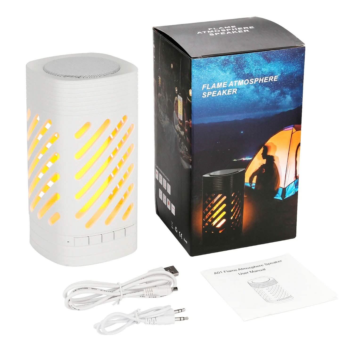 LED Smart Touch Bluetooth Speaker Rechargeable Camping Lamp DailySale