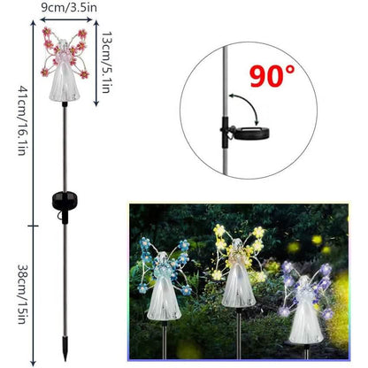 LED Solar Angel Garden Stake Lights DailySale