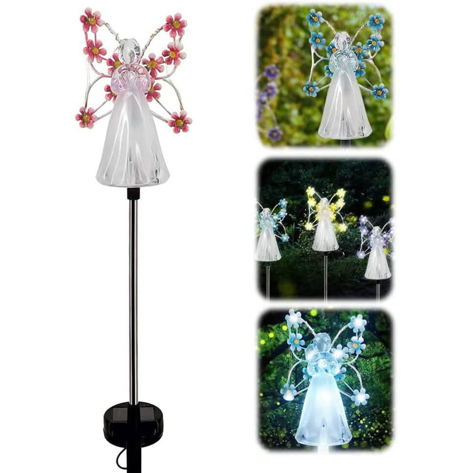 LED Solar Angel Garden Stake Lights DailySale