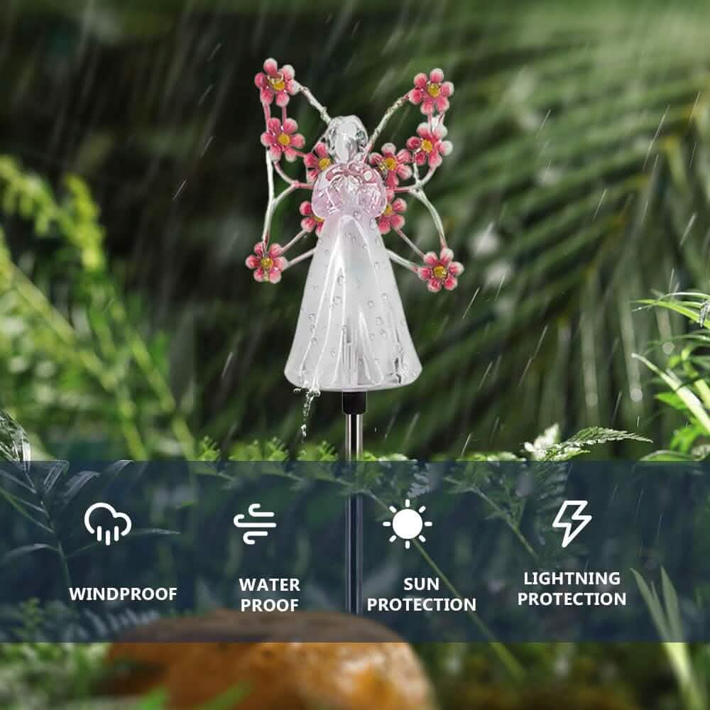 LED Solar Angel Garden Stake Lights DailySale