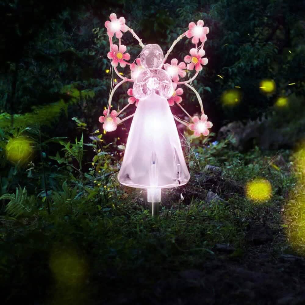 LED Solar Angel Garden Stake Lights DailySale