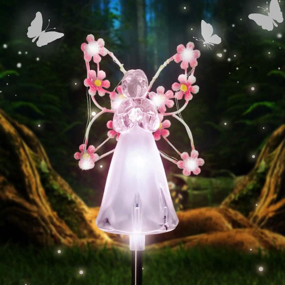 LED Solar Angel Garden Stake Lights DailySale