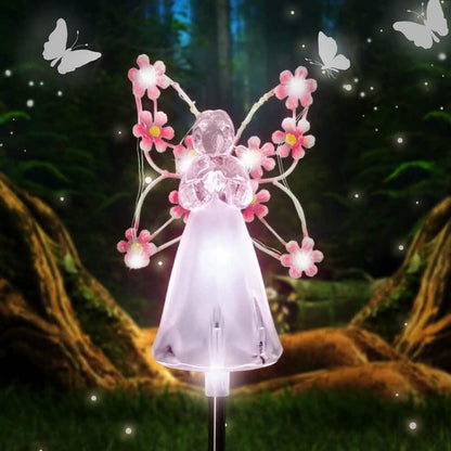 LED Solar Angel Garden Stake Lights DailySale