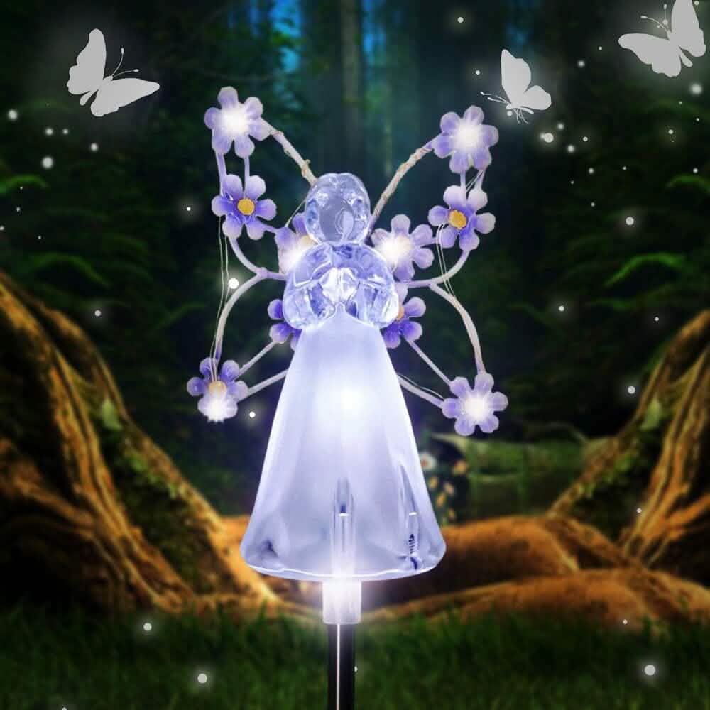 LED Solar Angel Garden Stake Lights DailySale