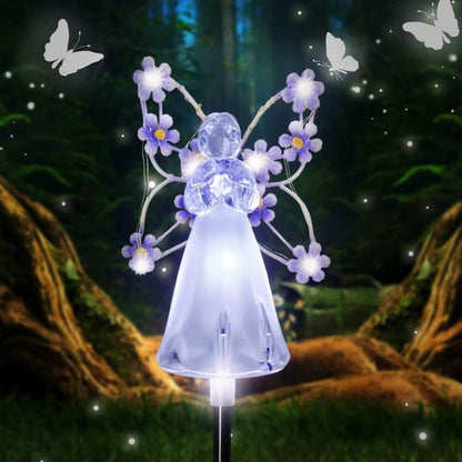 LED Solar Angel Garden Stake Lights DailySale