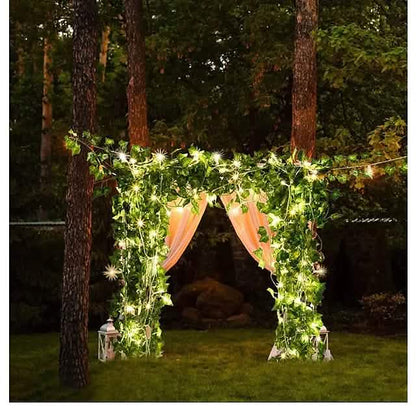 LED Solar Ivy Leaf String Light DailySale