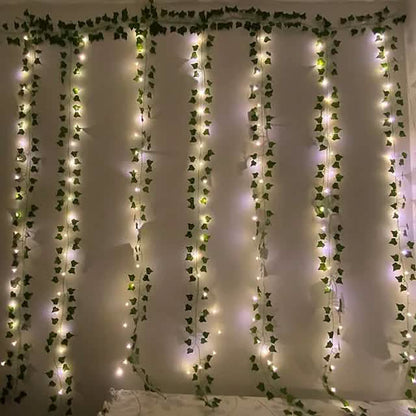 LED Solar Ivy Leaf String Light DailySale
