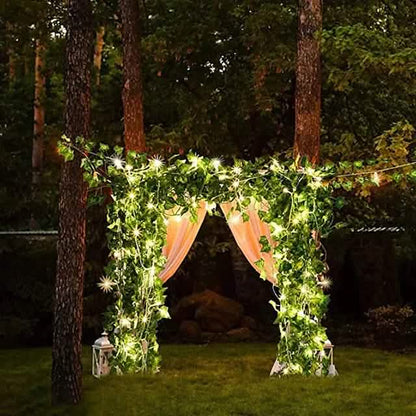 LED Solar Ivy Leaf String Light DailySale