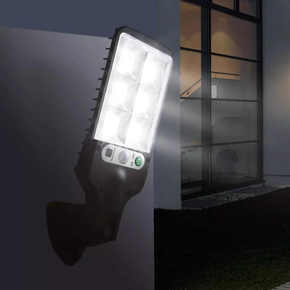 LED Solar Light Motion Sensor 3 Modes Flood Lamp Outdoor Street Wall Yard Garden DailySale