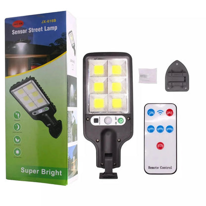 LED Solar Light Motion Sensor 3 Modes Flood Lamp Outdoor Street Wall Yard Garden DailySale