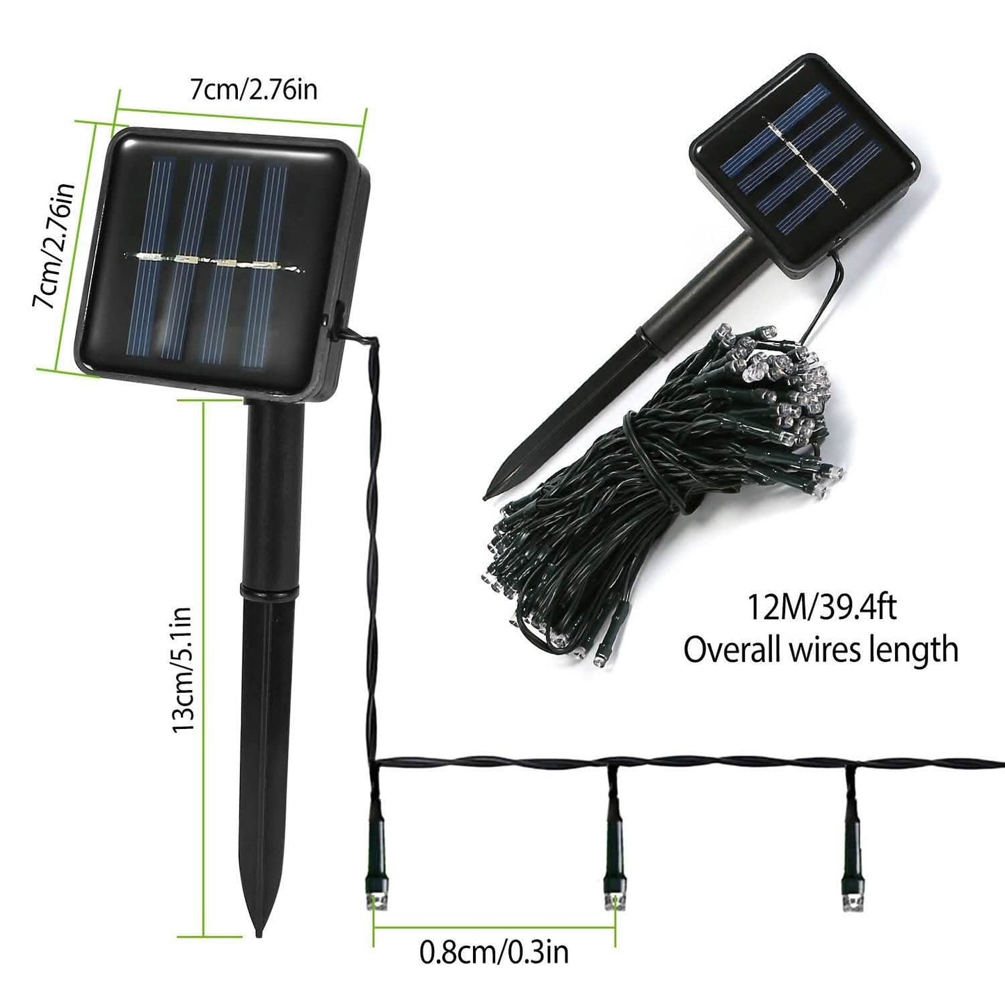 LED Solar Power Fairy String Lights DailySale