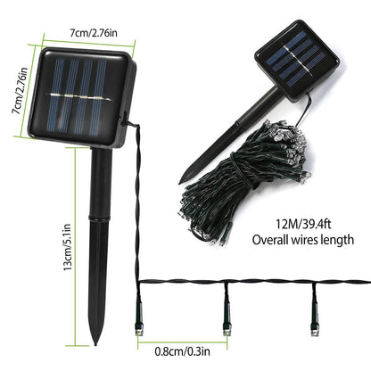 LED Solar Power Fairy String Lights DailySale