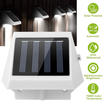 LED Solar Powered Stair Lights DailySale