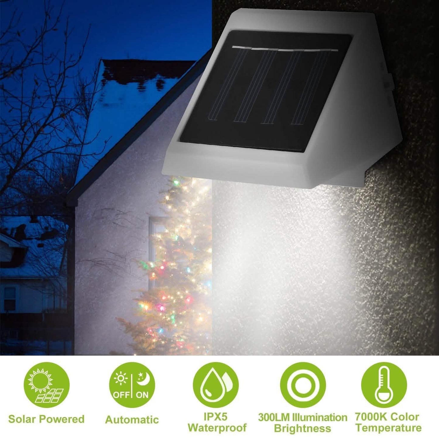 LED Solar Powered Stair Lights DailySale