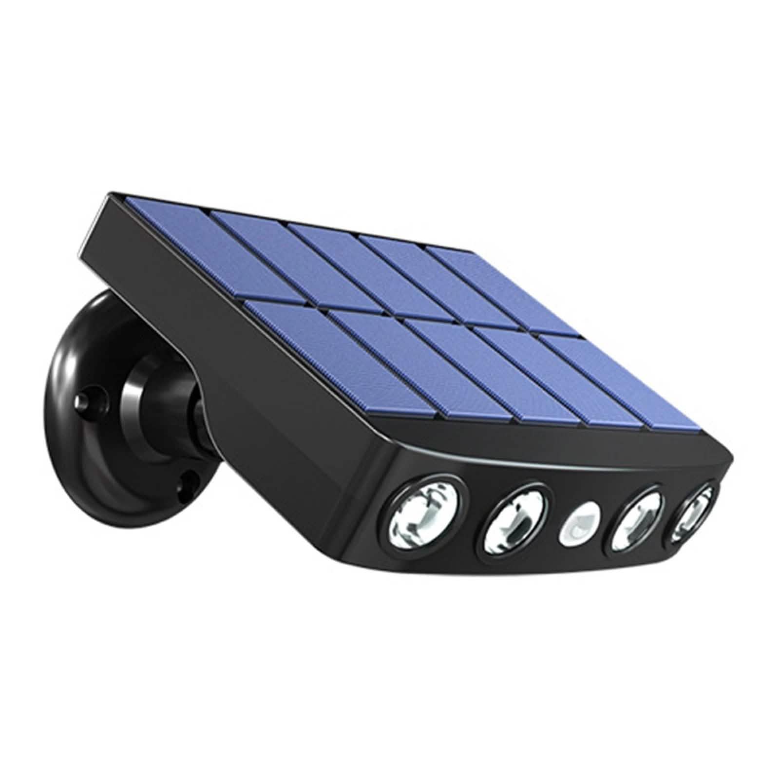 LED Solar Powered Wall Light Rotatable Waterproof Motion-Sensor Lights DailySale