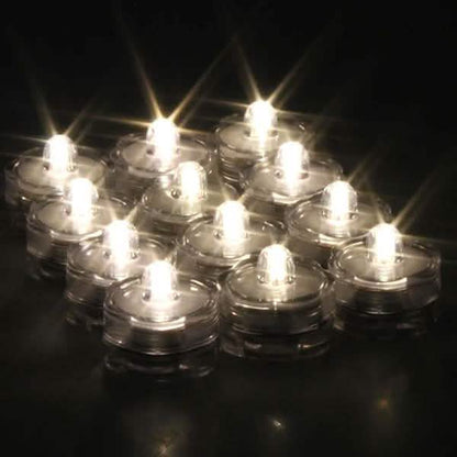 LED Submersible Waterproof Floral Decoration Tea Vase Battery Light Candles DailySale