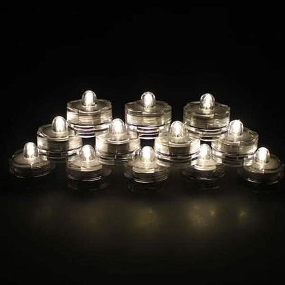 LED Submersible Waterproof Floral Decoration Tea Vase Battery Light Candles DailySale