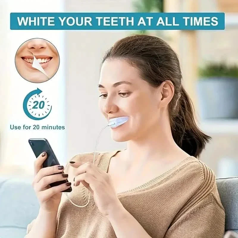 LED Teeth Whitening Device, Deep Cleaning & Oral Care DailySale