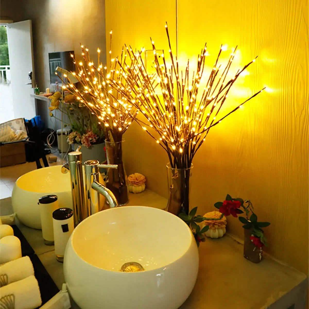 LED Tree Branch Lamp Floral Lights DailySale