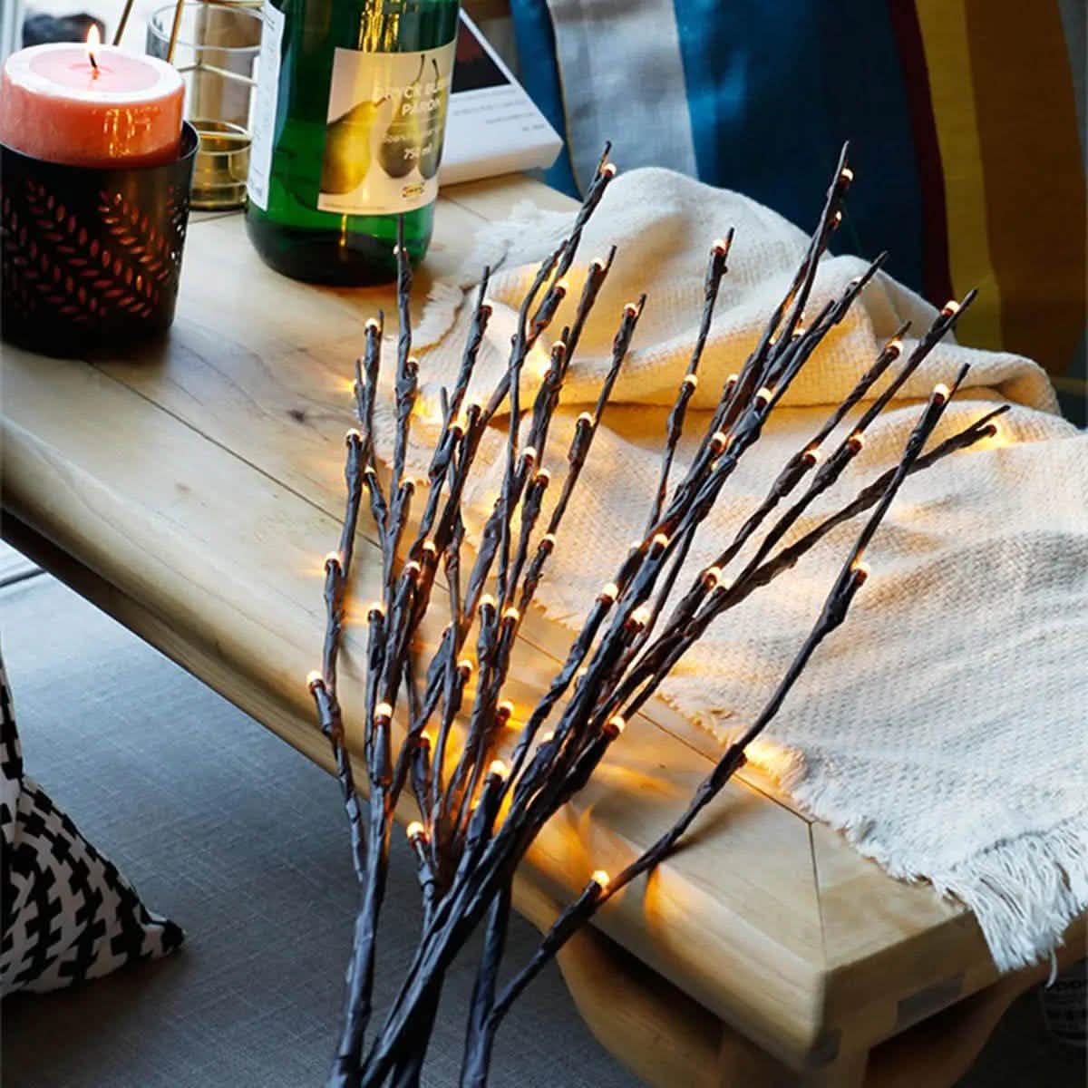 LED Tree Branch Lamp Floral Lights DailySale