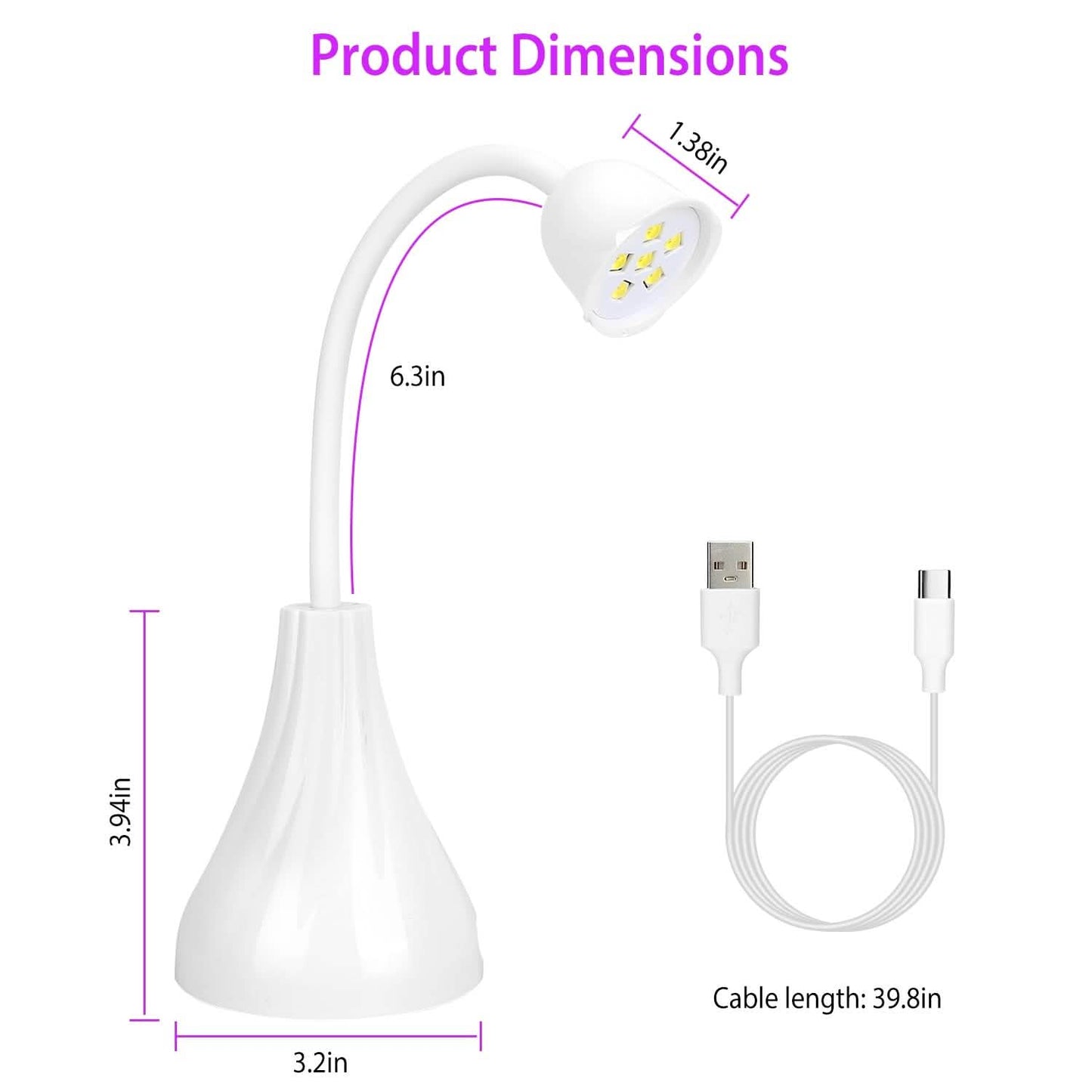 LED UV Nail Lamp Polish Dryer Lamp DailySale