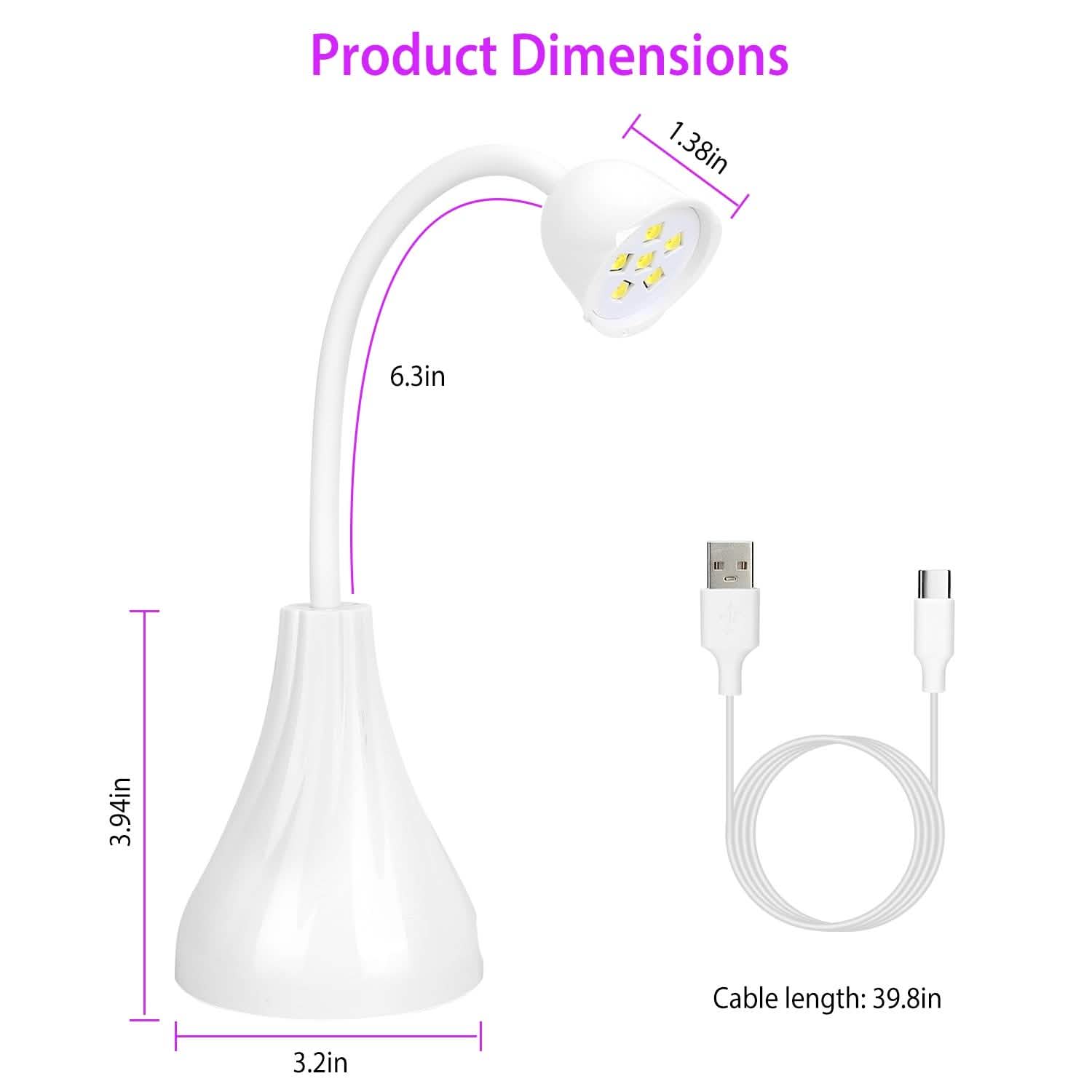 LED UV Nail Lamp Polish Dryer Lamp DailySale