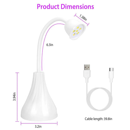 LED UV Nail Lamp Polish Dryer Lamp DailySale