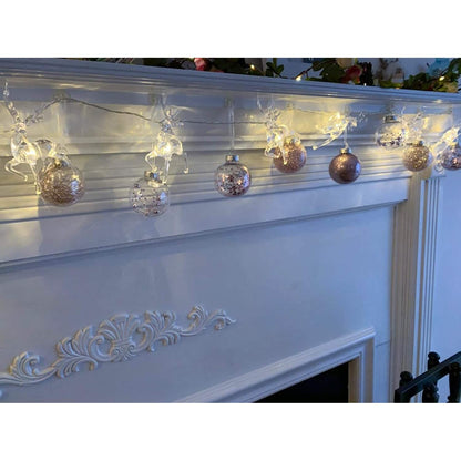 LED Warm White Christmas Lights Reindeer String Lights DailySale