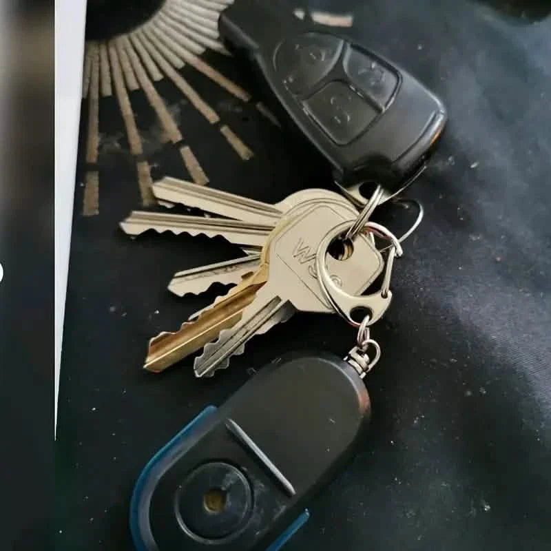 LED Whistle Key Finder Flashing Beeping Sound Control Alarm Anti-Lost Key Locator Finder Tracker With Key Ring DailySale