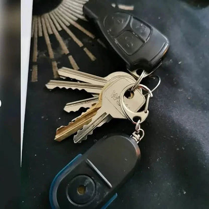 LED Whistle Key Finder Flashing Beeping Sound Control Alarm Anti-Lost Key Locator Finder Tracker With Key Ring DailySale