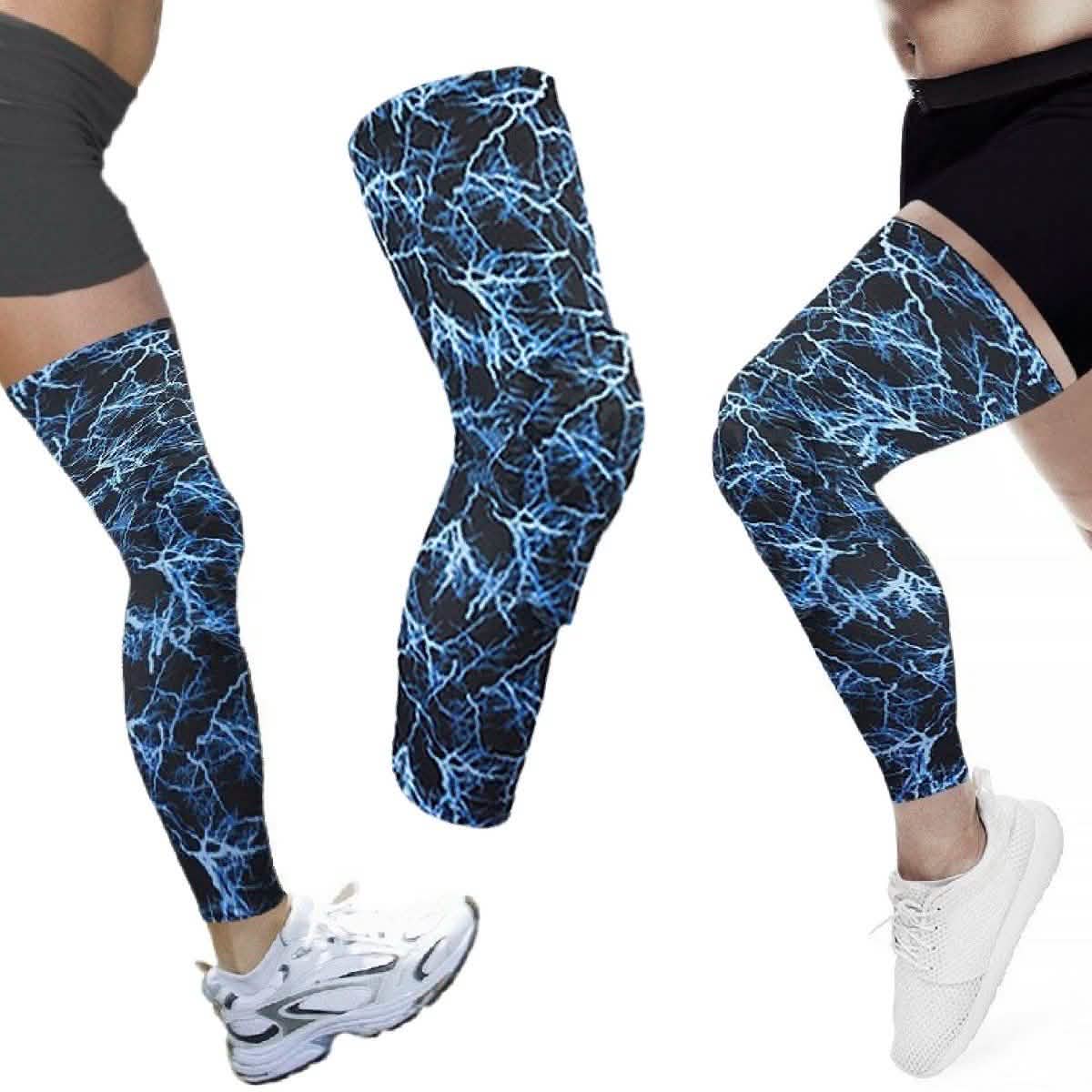 Leg Compression Sleeve with Padded Knee Support - Large DailySale