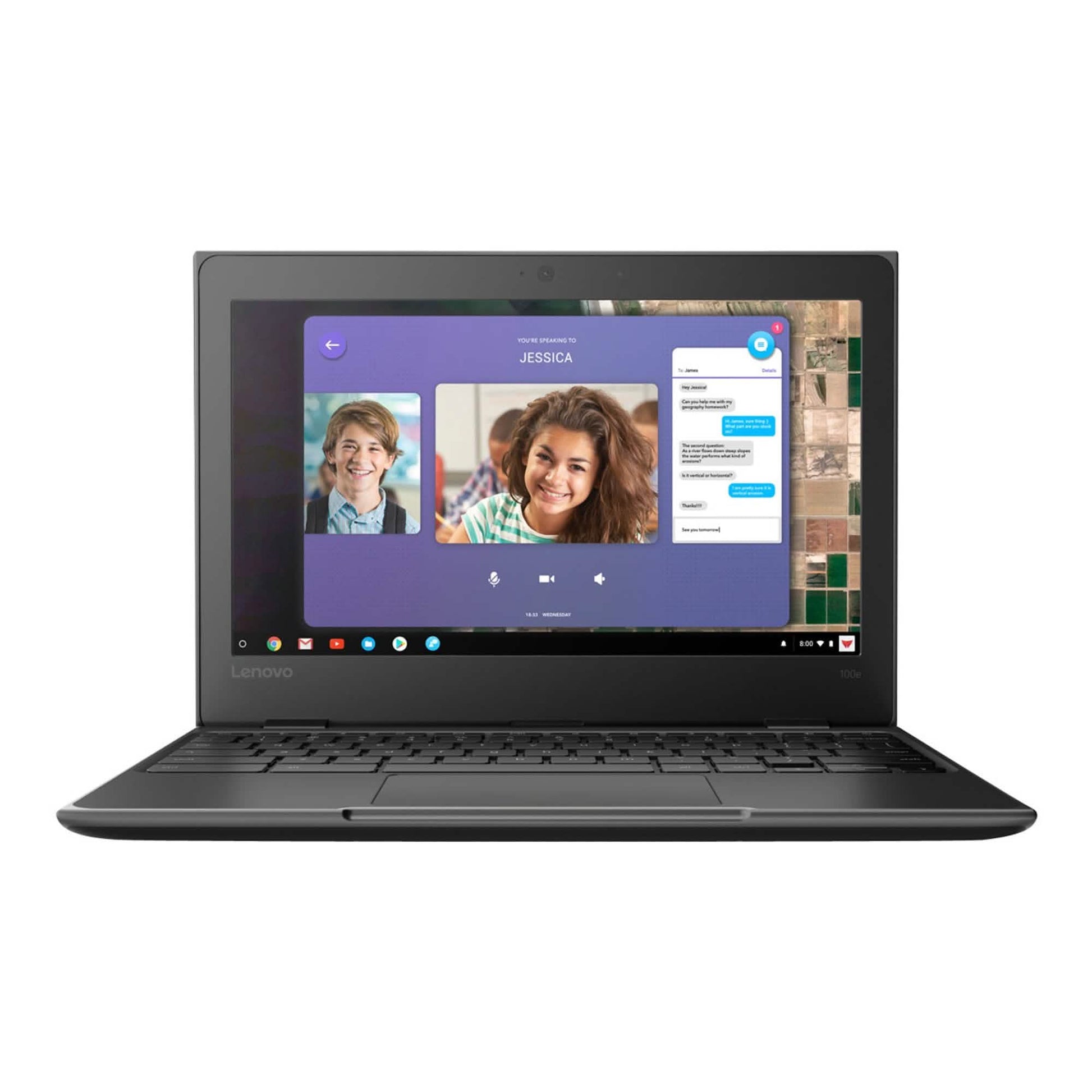 Lenovo 100e Chromebook Celeron N3350 Chrome OS 4 GB RAM 32 GB eMMC (Refurbished) DailySale