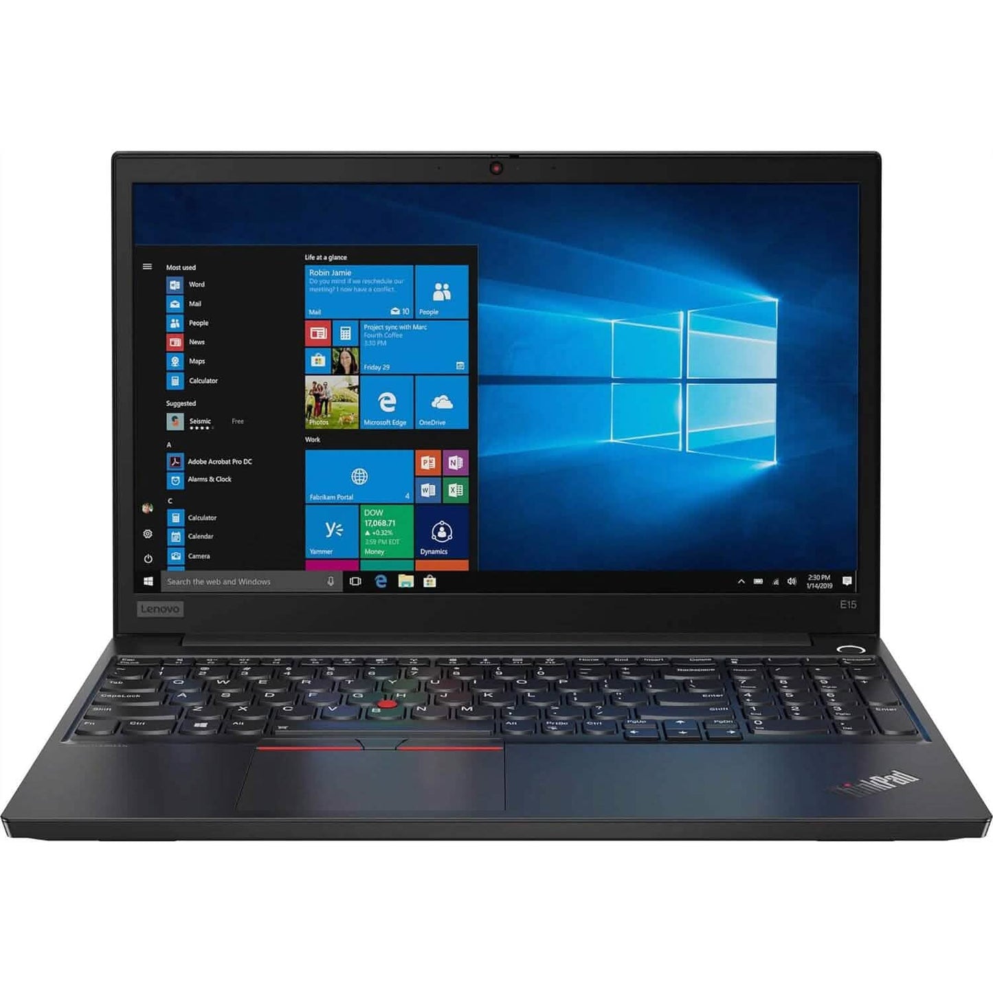 Lenovo ThinkPad E15 8GB RAM 256GB SSD i3-10110U 15.6" Laptop (Refurbished) DailySale