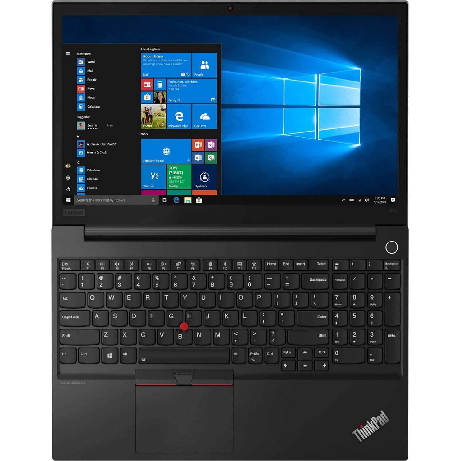 Lenovo ThinkPad E15 8GB RAM 256GB SSD i3-10110U 15.6" Laptop (Refurbished) DailySale