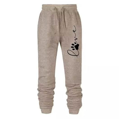 Leo Rosi Women's Love Dog Paw Print Joggers DailySale