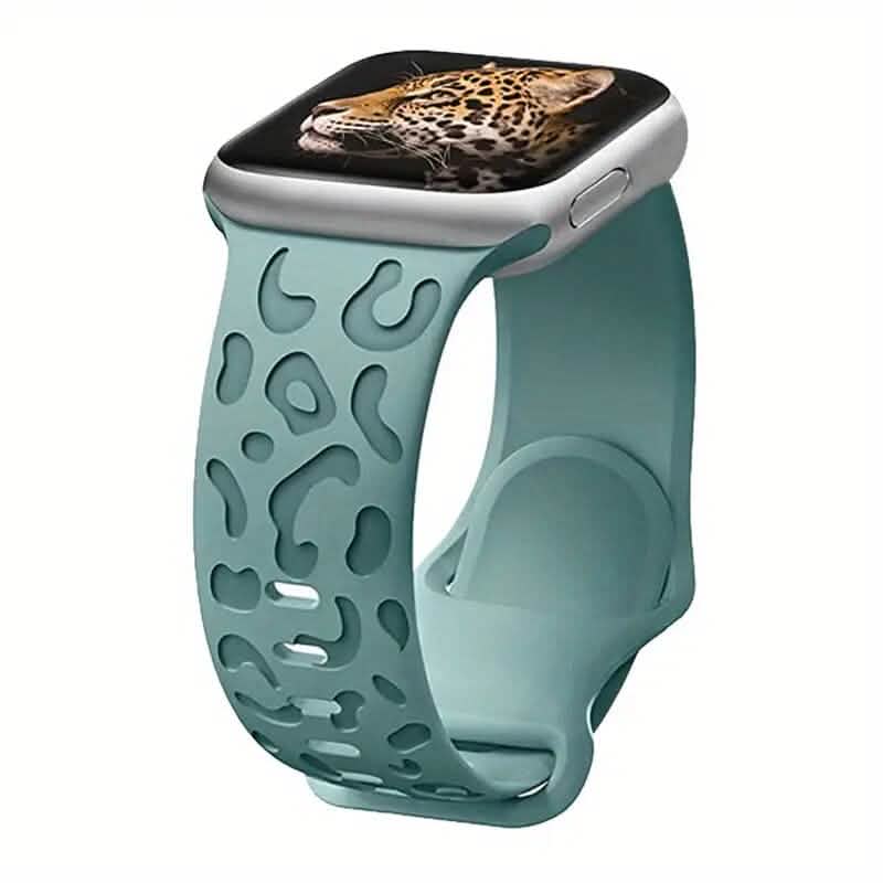 Leopard Engraved Replacement Band Compatible with iWatch DailySale