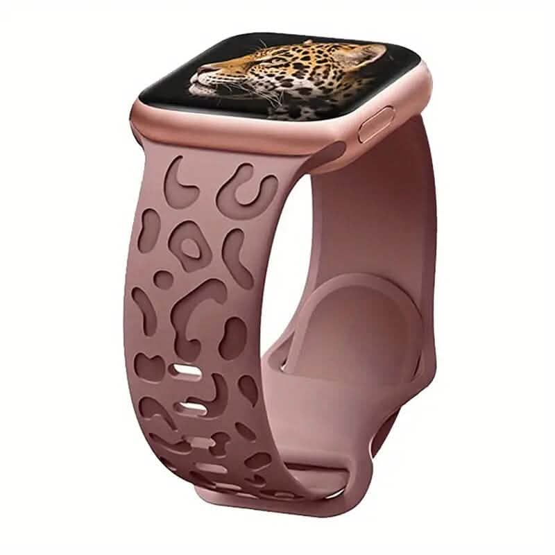 Leopard Engraved Replacement Band Compatible with iWatch DailySale