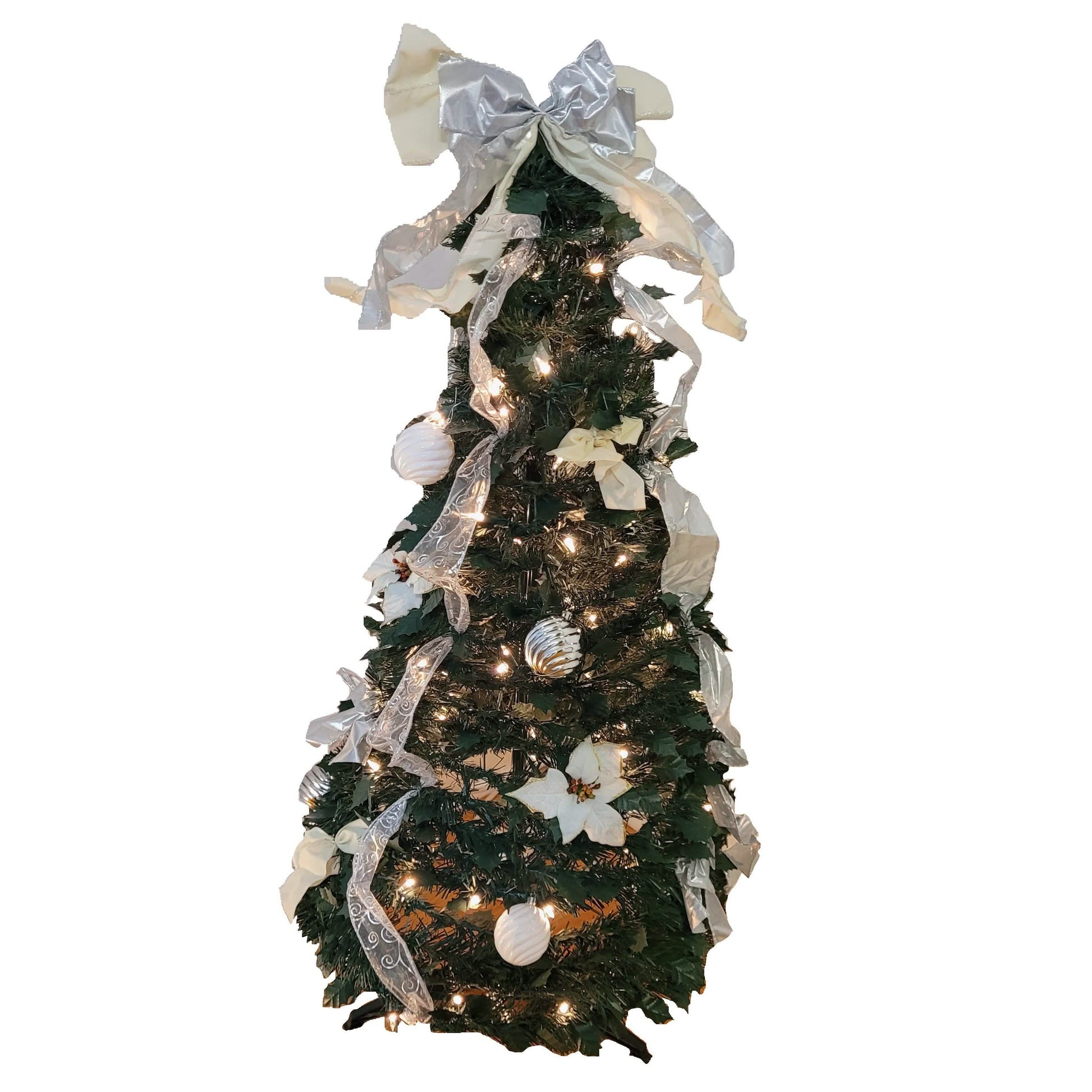 Let It Snow Holiday Collection Pop-Up Tree with Clear Lights - Assorted Styles DailySale