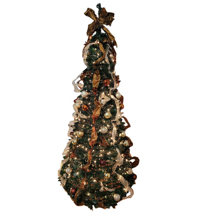 Let It Snow Holiday Collection Pop-Up Tree with Clear Lights - Assorted Styles DailySale