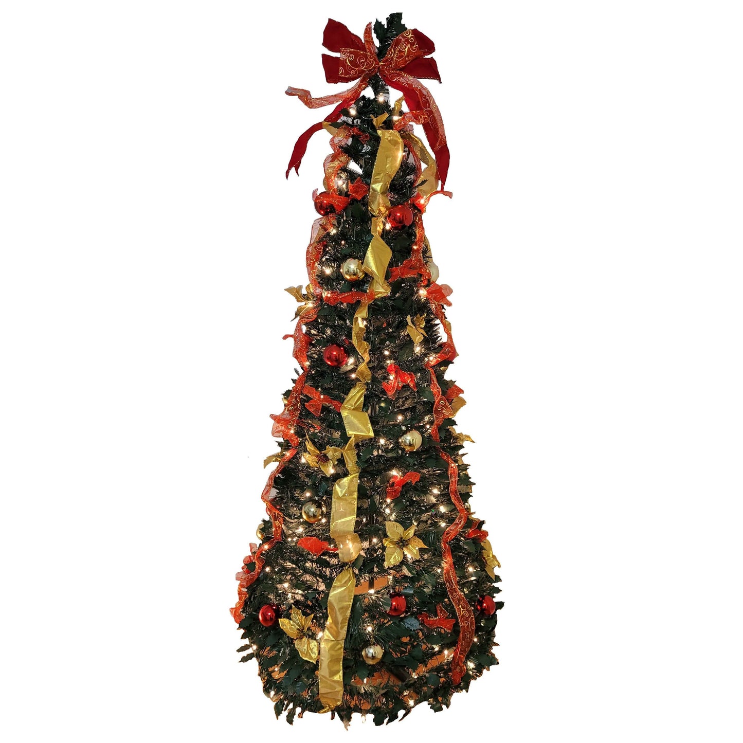 Let It Snow Holiday Collection Pop-Up Tree with Clear Lights - Assorted Styles DailySale