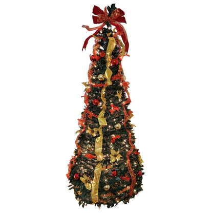 Let It Snow Holiday Collection Pop-Up Tree with Clear Lights - Assorted Styles DailySale
