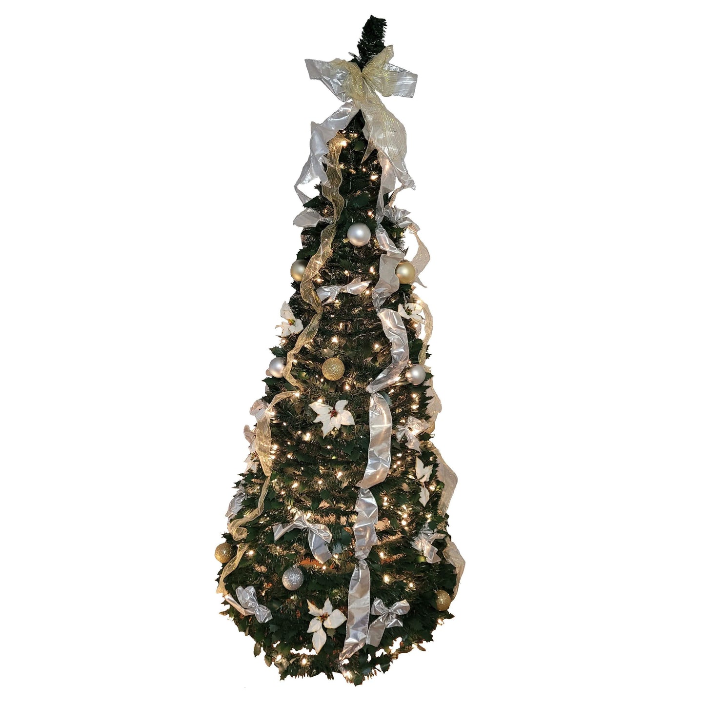 Let It Snow Holiday Collection Pop-Up Tree with Clear Lights - Assorted Styles DailySale