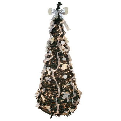 Let It Snow Holiday Collection Pop-Up Tree with Clear Lights - Assorted Styles DailySale