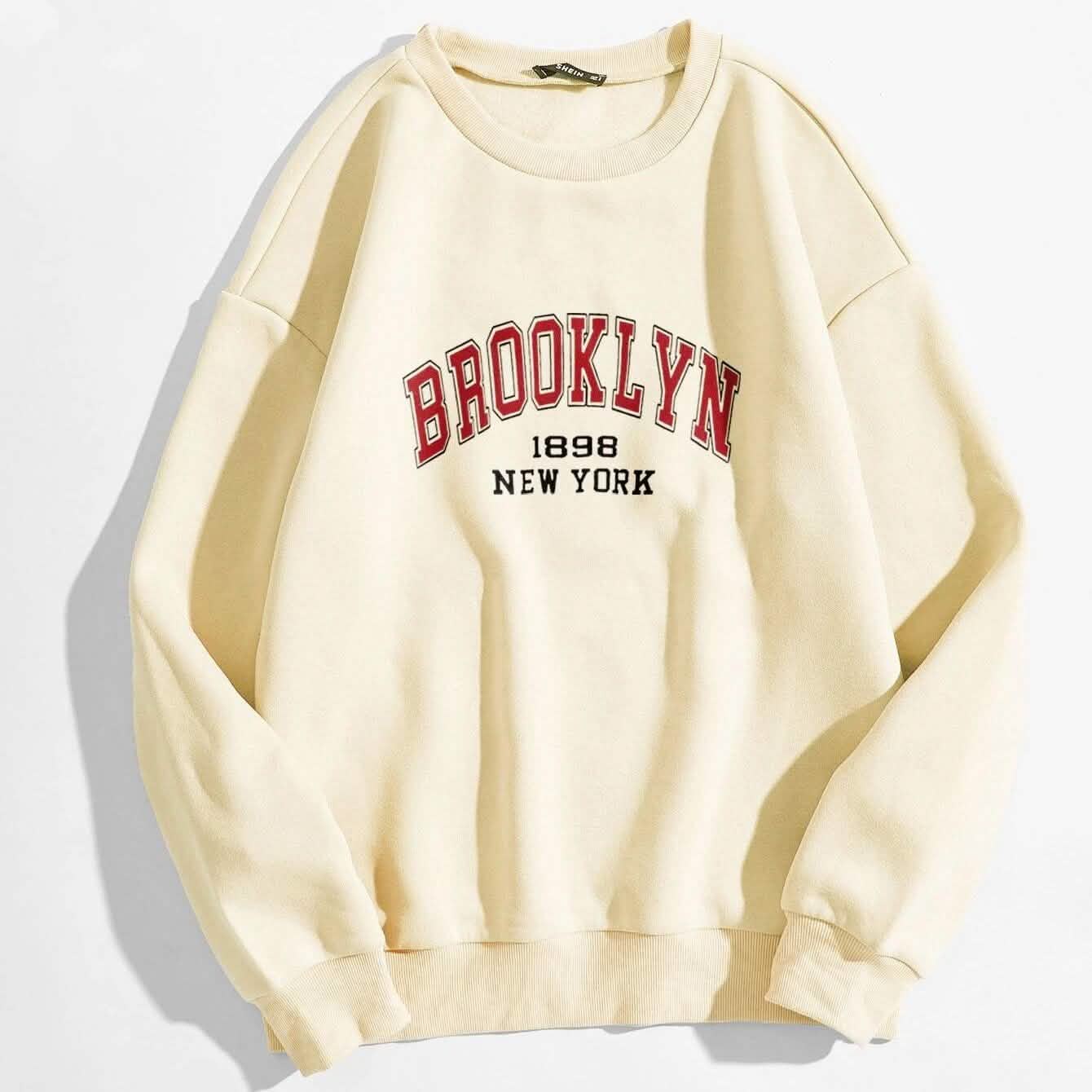 Letter Graphic Thermal Lined Sweatshirt DailySale