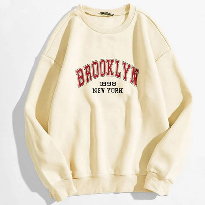 Letter Graphic Thermal Lined Sweatshirt DailySale