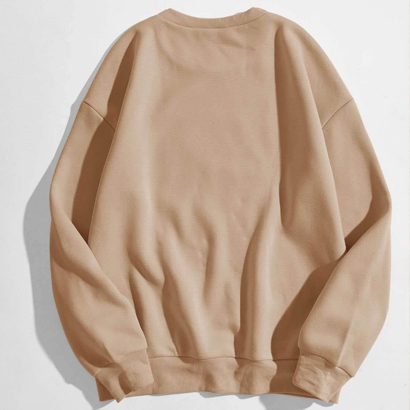 Letter Graphic Thermal Lined Sweatshirt DailySale